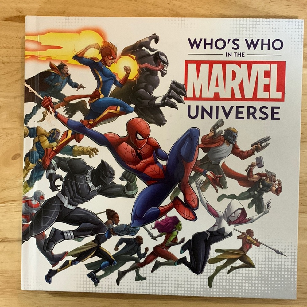 Who’s who in the Marvel Universe hardback book.
